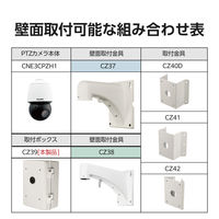 屋外用PTZカメラ専用壁面取付用配線ボックス CNE3CPZH1 CZ39 DXアンテナ 1個（直送品）