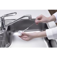 サンコー びっくりフレッシュ 水飲みボトル クリーナー ミニ グレー BA-89 抗菌 日本製 ペット用 給水 掃除 1個（直送品）