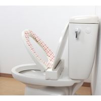 サンコー 消臭ベンザシート チェック KI-07 日本製 洗える ずれない おくだけ吸着 消臭 1個（直送品）