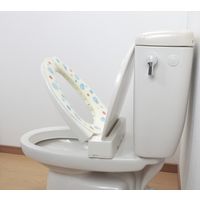 サンコー 日本製 消臭 洗える サンコー トイレ 便座カバー ズレない 便座カバー おくだけ吸着 消臭 ドット 1組 KI-08