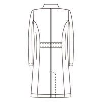 タップ レディス診察衣S型(ハーフ丈)ホワイト LL AKL210-10-LL 1枚　白衣　ドクターコート（直送品）