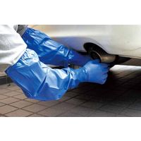 ショーワグローブ 腕カバー付耐油ビニローブ Mサイズ NO695-M 1セット(5組)（直送品）