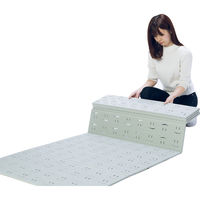 テラモト 軽量パタパタマット　グレー　９００×２０００ MR0750205 1枚（直送品）