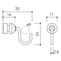 ハイロジック　タキヤ　20シリーズ　KBフック　ホワイト　1個（直送品）