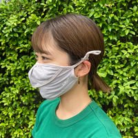 クアルトユナイテッド 男女兼用スポーツエチケットマスク　グレー　5点セット A0017A 1セット（5点）（直送品）