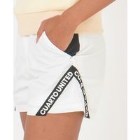 クアルトユナイテッド サイドスリットショートパンツ　WHT　S A0181 1点（直送品）
