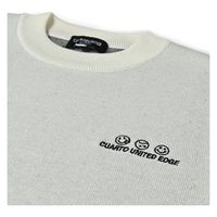 クアルトユナイテッド 袖スマイルジャガードニットトップス　WHT　M M3462MEN 1点（直送品）