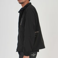 クアルトユナイテッド ポリエステル系シャカシャカアウター(メンズ)　BLK　L N5057MEN 1点（直送品）