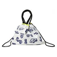 クアルトユナイテッド リバーシブル巾着バッグ　YEL　F FB170 1点（直送品）