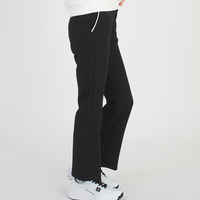 クアルトユナイテッド バックロゴフレアパンツ　BLK　L A0141 1点（直送品）