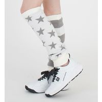 クアルトユナイテッド アシンメトリーニットレッグウォーマー　WHT　F U8056 1点（直送品）