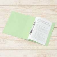 プラス フラットファイル 厚とじ500 A5タテ グリーン 87566 1袋(10冊入)（わけあり品）