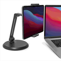 タブレットスタンド ARM-STAND BY ME スマホ・タブレット用アームスタンド AS-AMBM-BK アーキサイト（わけあり品）