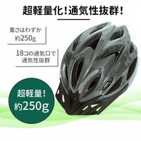 自転車用ヘルメット (ホワイト) SG基準安全規格合格商品 男女兼用 レディース メンズ 大人用 軽量（直送品）