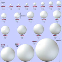 日本紐釦貿易(Nippon Chuko) 丸スチロール スチボール芯 50mm 10個入 CN409　10個入/5袋