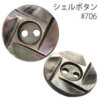 日本紐釦貿易(Nippon Chuko) 日本紐釦貿易 シェルボタン φ15mm IGA706-15　2枚セット（直送品）