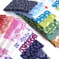 日本紐釦貿易 NBK 小絞手ぬぐい 小花ピンク 33×90cm 手芸・ハンドメイド用品 MYM33238 1セット(10枚)