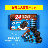 オレオ ファミリーパック チョコレートクリーム 24枚 3袋 モンデリ-ズ クッキー ビスケット