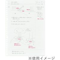 マルマン ルーズリーフ スマートレビュー B5 B罫(6mm復習罫)26穴 50枚入 L1243A 1冊