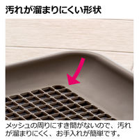 お掃除簡単フラットトレー 犬用 レギュラー アイボリー 1個 リッチェル