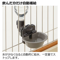 キャットウォーターディッシュ S グレー 1個 リッチェル 猫用 お皿型