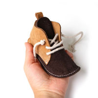 牛革まじ噛みトイ ブーツ 1個 犬用 おもちゃ ドギーマン デンタルケア