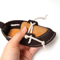 牛革まじ噛みトイ デッキシューズ 1個 犬 おもちゃ ドギーマン デンタルケア