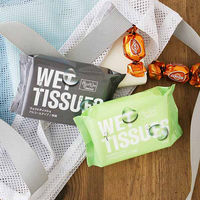 ウェットティッシュ　ノンアルコール除菌　携帯用　1セット（20枚入×5パック）　ロハコ　（LOHACO）   オリジナル