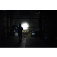 懐中電灯 LED IP66準拠 ブラック ジェントス REXXED LEDフラッシュライト RX-022DS 1個