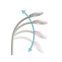 デスクライト LED Ra97 ジェントス 眼のことを考えたデスクライト スタンダードモデル DK-R256WH 1台