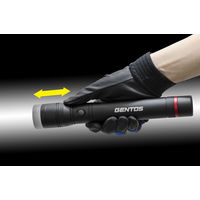 懐中電灯 LED IP66準拠 ブラック ジェントス REXXED LEDフラッシュライト RX-323D 1個