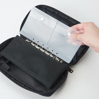 無印良品 パスポートケース用リフィル クリアポケット 仕切付 1枚入 約20×10cm 1セット（2個） 良品計画