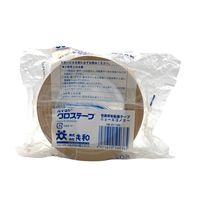 【ガムテープ】 パイロン クロステープ ニューエコノミー クリーム 幅50mm×長さ25m 共和 1セット（5巻入）