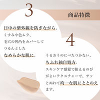 ちふれ化粧品 ナチュラル メーキャップ クリーム UV 1ヌードベージュ SPF19 PA++ 30g