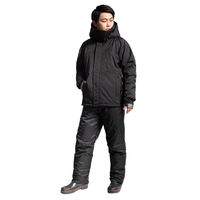 【アウトレット】【レインウェア】 マック サーモセイバー 防水防寒スーツ3 耐水圧10000mm ブラック LL AS-3150 1着