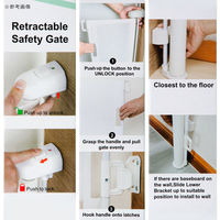 イエロー ペットフェンス ホワイト 高さ86cm×幅最大140cm 282304 1個（直送品）