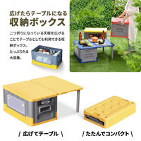 【軒先渡し】B.Bファニシング Asoby テーブル収納ボックス イエロー ONOD0132PLYLW 1台（直送品）