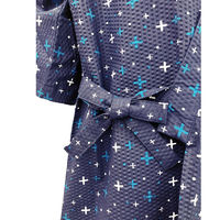 ブルーメイト 子供用 男児 甚平セット ネイビー 十字柄 150cm 14334E BL5 150 1セット（直送品）