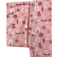 ブルーメイト 子供用 女児 甚平セット ピンク 花葉っぱ柄 140cm 14348E PK2 140 1セット（直送品）