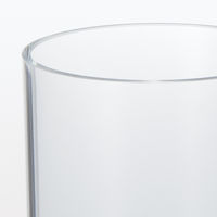 無印良品 アクリル円筒ケース 約直径80×高さ110mm 1セット（2個） 良品計画