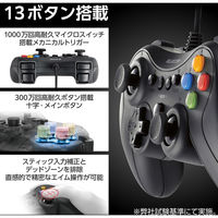 ゲームパッド PC コントローラー Xinput Xbox系ボタン配置 FPS仕様 ブラック JC-GP30XBK エレコム 1個（直送品）