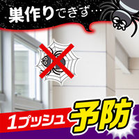 蜘蛛 駆除剤 スプレー クモの巣消滅 1プッシュ式スプレー 5個 蜘蛛よけ 忌避 退治 蜘蛛の巣 予防 殺虫剤 屋外 室内 アース製薬