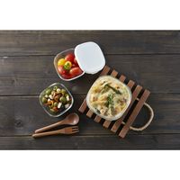 HARIO（ハリオ） 耐熱ガラス製保存容器 5セット（250ml2個＆600ml1個×5） レッド