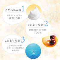 無添加泡の石けん ボディソープ 大容量パウチ 1350ml マックス 泡タイプ　５個