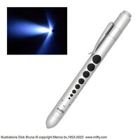 セントレディス ミッフィーメディカルペンライト シルバー ST-CTMF0002 1セット(3個入)（直送品）