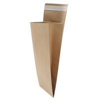【アウトレット】伊藤忠リーテイルリンク サイドマチ付宅配袋 紙製 茶 縦550×横375×サイドマチ140mm 1パック（20枚入）