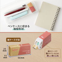 プラス 修正テープ ホワイパー 紙ケース入り 5mm幅 ピンク 52389 1セット(20個)