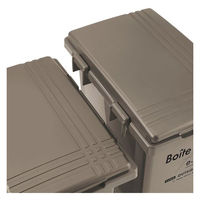 天馬 ゴミ箱 フタ付き 45L 連結可能 屋外 ブラウン 幅31×奥行45×高さ60cm ELB-TBP45 Boite e-LABO つなげて分別ペール