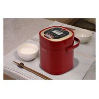 クマザキエイム 彦摩呂のライスクッカー「調理の宝石箱」赤 MC-107HR 1台（直送品）