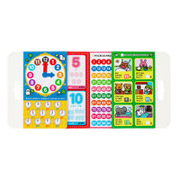 銀鳥産業 ぺたぺたシールでおけいこ すうじ 484-032 1個